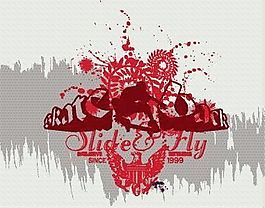 歐美花紋-4442 矢量EPS