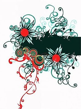歐美花紋-4426 矢量EPS