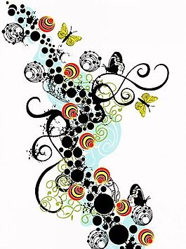 歐美花紋-4382 矢量EPS