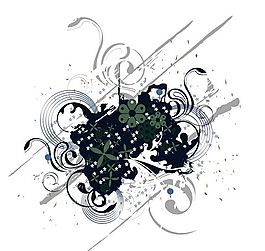 歐美花紋-4376 矢量EPS