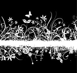 歐美花紋-4117 矢量EPS