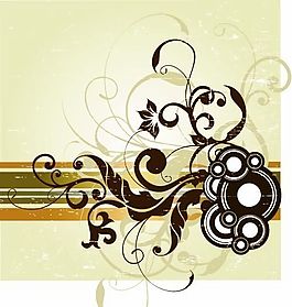 歐美花紋-3914 矢量EPS
