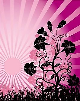 歐美花紋-3820 矢量EPS