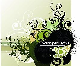 歐美花紋-3770 矢量EPS