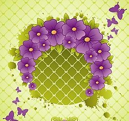 歐美花紋-3621 矢量EPS