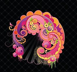 歐美花紋-3559 矢量EPS