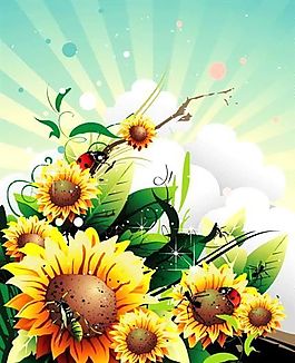 歐美花紋-3554 矢量EPS