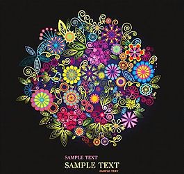 歐美花紋-3426 矢量EPS