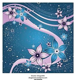 欧美花纹-3417 矢量EPS