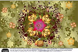 歐美花紋-3293 矢量AI