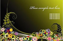 欧美花纹-2481 矢量EPS