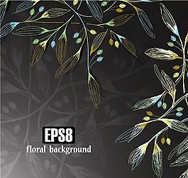 歐美花紋-2069 矢量EPS