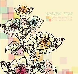 歐美花紋-2030 矢量EPS