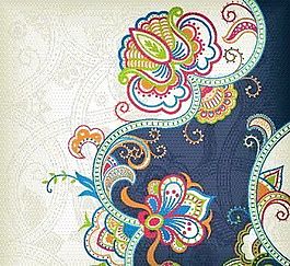 歐美花紋-1732 矢量EPS
