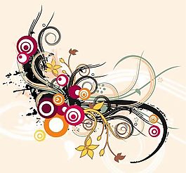 歐美花紋-1448 矢量EPS