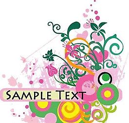欧美花纹-1398 矢量EPS