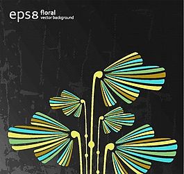 歐美花紋-1351 矢量EPS