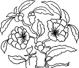 花草圖案 裝飾花草 矢量素材 AI格式_0071