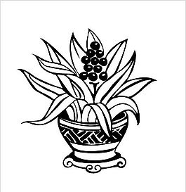 花草圖案 裝飾花草 矢量素材 AI格式_0029