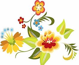 矢量花草設(shè)計素材