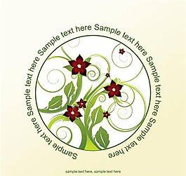歐式花紋 時尚花紋 流暢花紋 矢量素材 eps格式_01