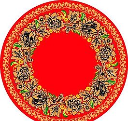 黃金色彩 西方花紋紋理 矢量素材 ai格式_048
