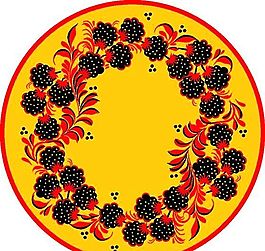 黃金色彩 西方花紋紋理 矢量素材 ai格式_016