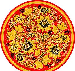 黃金色彩 西方花紋紋理 矢量素材 ai格式_007