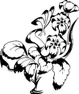 裝飾圖案 花紋 花朵 圖騰矢量素材 ai格式_146