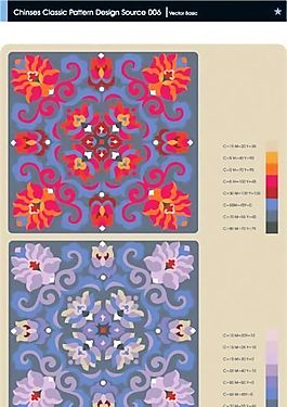 中國古典花紋矢量素材 ai格式_06