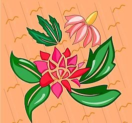 花草圖案 矢量 EPS_0162