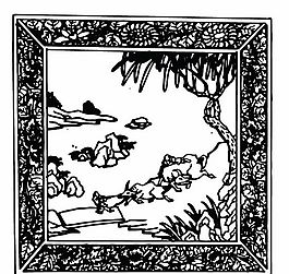 元明時(shí)代 矢量版畫 古典圖案 矢量中華五千年 AI源文件_0362