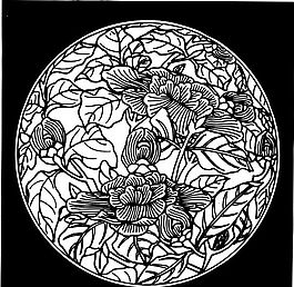元明時(shí)代 矢量版畫 古典圖案 矢量中華五千年 AI源文件_0218