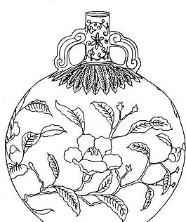 元明時(shí)代 矢量版畫 古典圖案 矢量中華五千年 AI源文件_0362