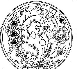 元明時代 矢量版畫 古典圖案 矢量中華五千年 AI源文件_0351