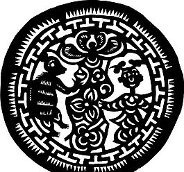 清代（下）版畫(huà) 裝飾畫(huà) 中華圖案五千年 矢量 AI格式_1248