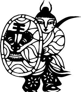 清代（下）版畫 裝飾畫 中華圖案五千年 矢量 AI格式_1189