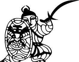 清代（下）版畫 裝飾畫 中華圖案五千年 矢量 AI格式_1188
