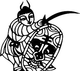 清代（下）版畫(huà) 裝飾畫(huà) 中華圖案五千年 矢量 AI格式_1186