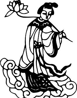 清代（下）版畫(huà) 裝飾畫(huà) 中華圖案五千年 矢量 AI格式_1175
