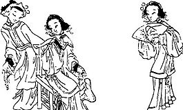 清代（下）版畫 裝飾畫 中華圖案五千年 矢量 AI格式_1091