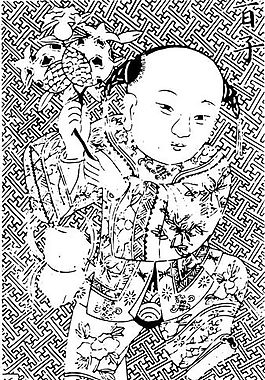 清代（下）版畫 裝飾畫 中華圖案五千年 矢量 AI格式_1021
