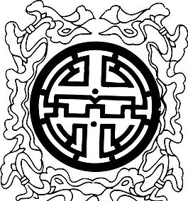 清代（下）版畫 裝飾畫 中華圖案五千年 矢量 AI格式_0985