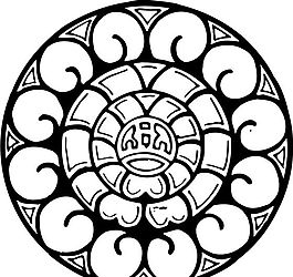 清代（下）版畫 裝飾畫 中華圖案五千年 矢量 AI格式_0676