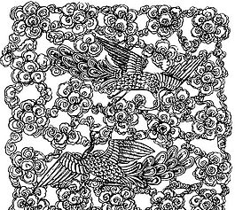 清代（上）版畫 裝飾畫 中華圖案五千年 矢量 AI格式_0989