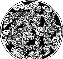 清代（上）版畫 裝飾畫 中華圖案五千年 矢量 AI格式_0955