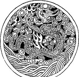 清代（上）版畫(huà) 裝飾畫(huà) 中華圖案五千年 矢量 AI格式_0954