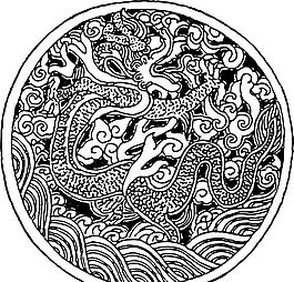 清代（上）版畫(huà) 裝飾畫(huà) 中華圖案五千年 矢量 AI格式_0952