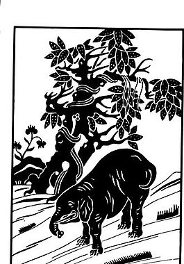清代（上）版画 装饰画 中华图案五千年 矢量 AI格式_0941