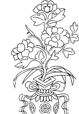 清代（上）版畫(huà) 裝飾畫(huà) 中華圖案五千年 矢量 AI格式_0736